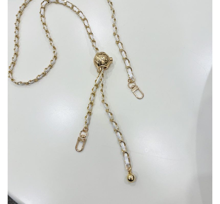 Lanyard Chain Faux Phone Leather