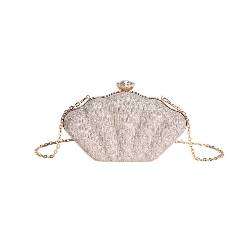 Glitter Shell Evening Bag