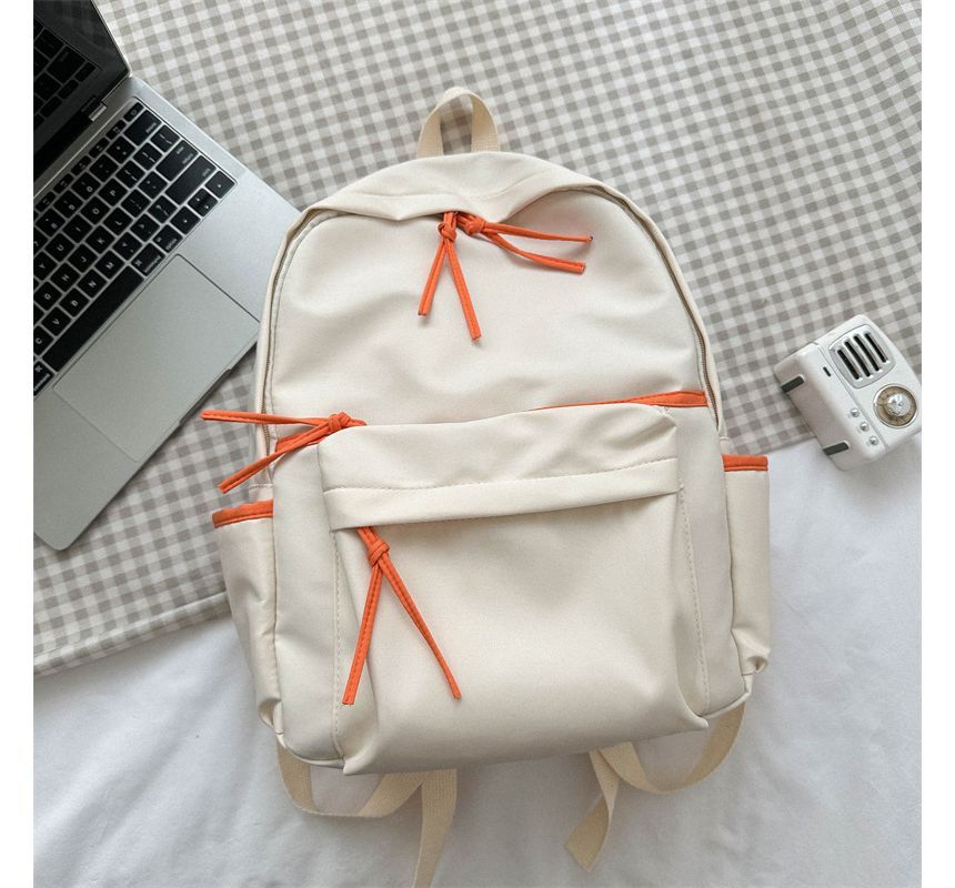 Contrast Trim Backpack