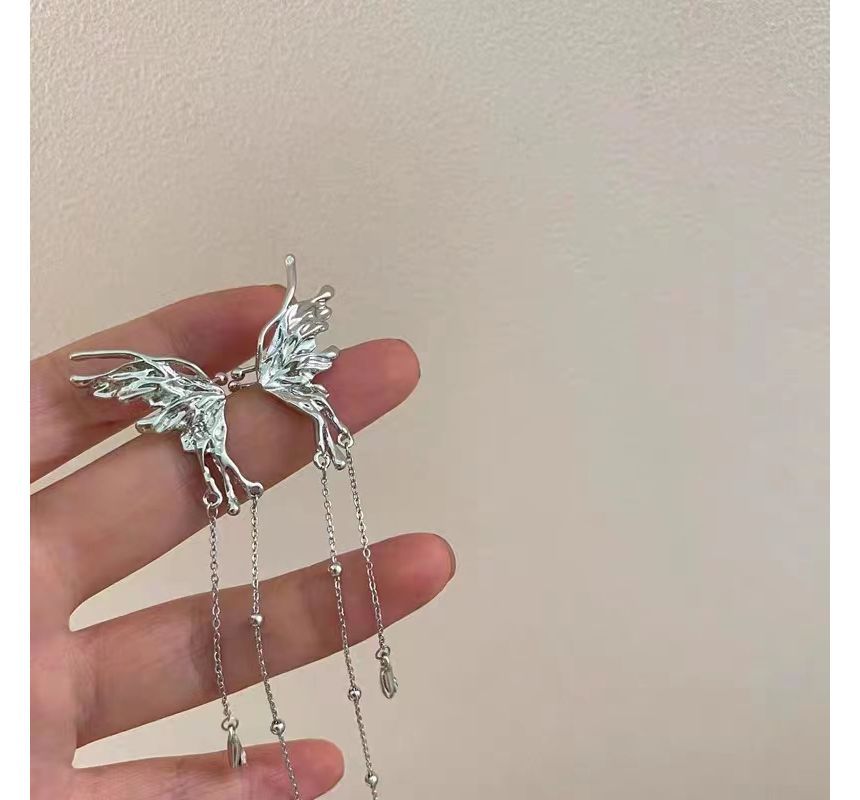 Earring Alloy Chandelier Butterfly