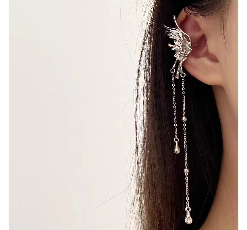 Earring Alloy Chandelier Butterfly