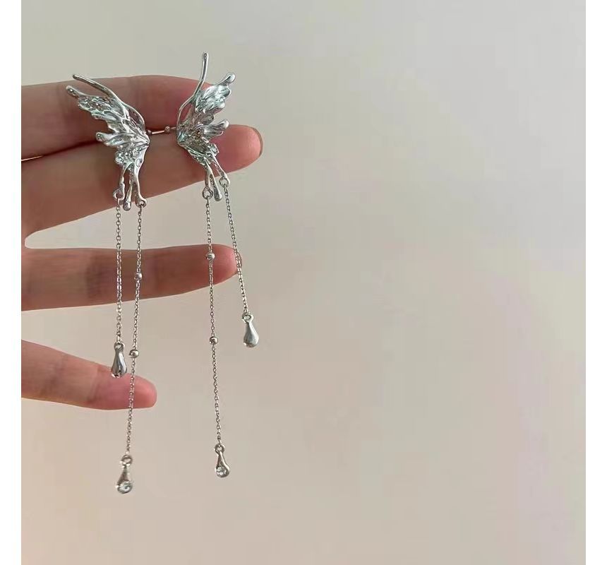 Earring Alloy Chandelier Butterfly