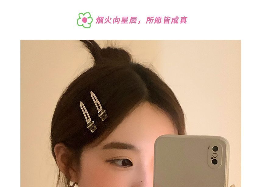 Set Hair Metallic Clip