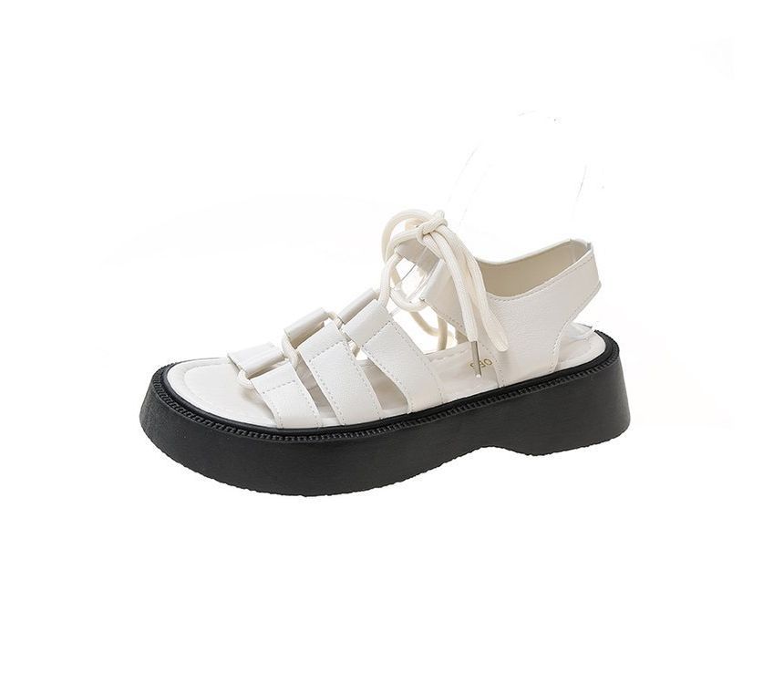 Sandals Gladiator Lace-Up Platform