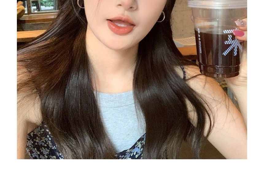 Button Washed Denim Beret