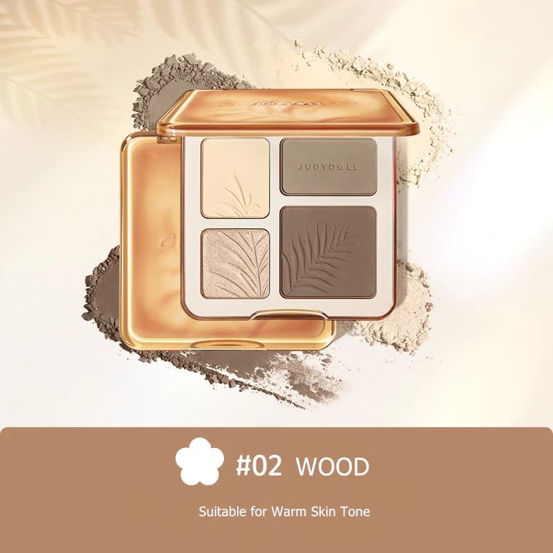 2 IN 1 Highlighter-Konturpalette