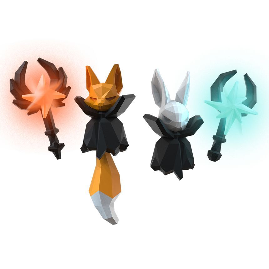 Staff Earring Fox Magic Halloween