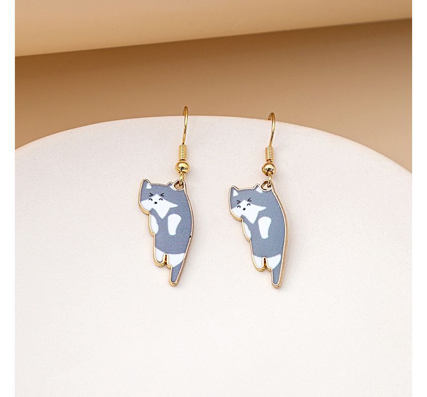 Cat Drop Earring