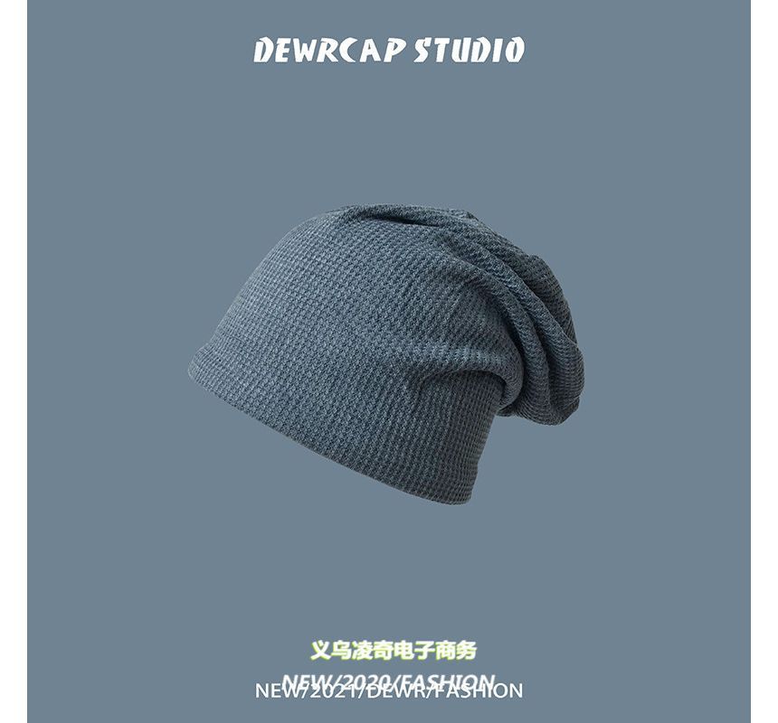 Plain Slouchy Knit Beanie