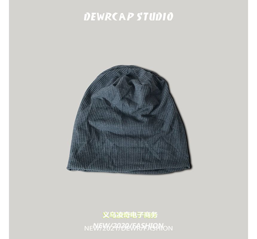 Plain Slouchy Knit Beanie