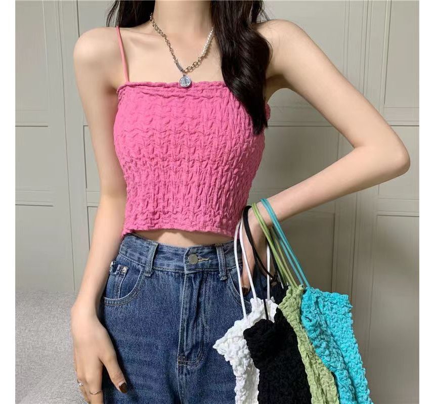 Top Ruched Cami Cropped