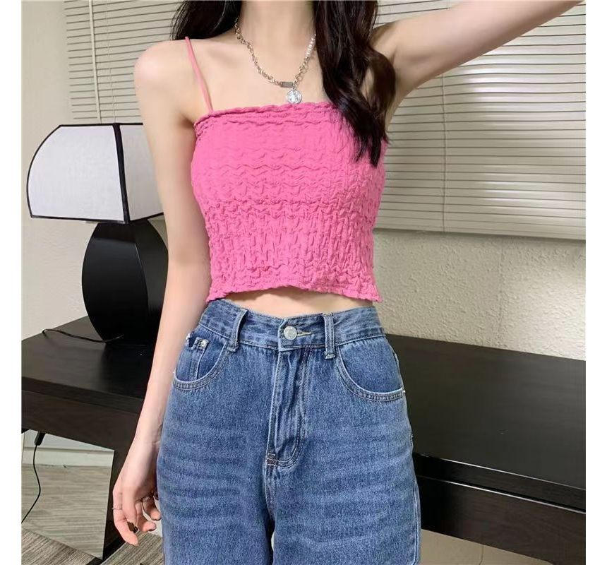 Top Ruched Cami Cropped
