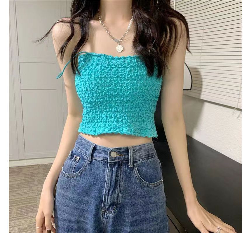 Top Ruched Cami Cropped