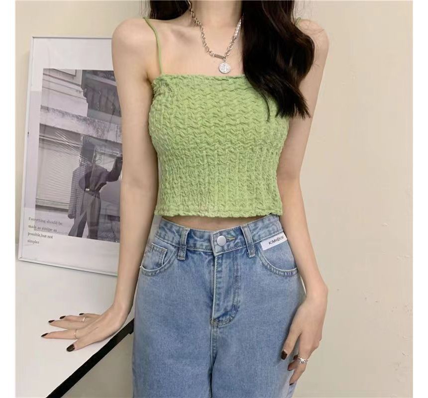 Top Ruched Cami Cropped