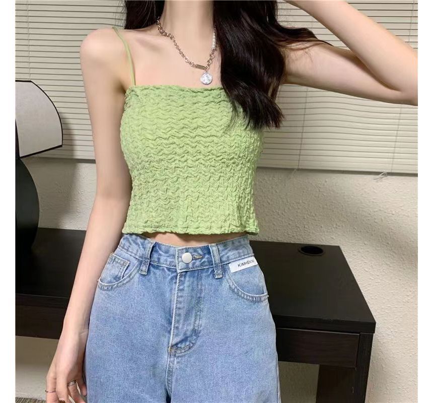 Top Ruched Cami Cropped