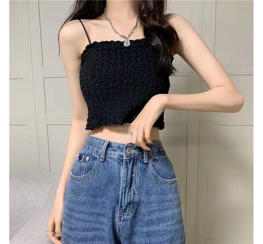Top Ruched Cami Cropped