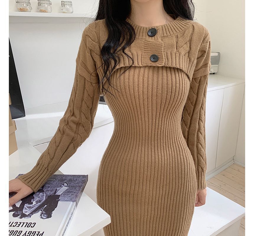 Cardigan Plain Cropped