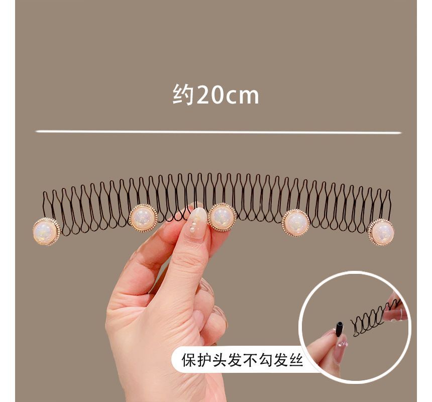 Acrylic Alloy Hair Comb (Various Designs)