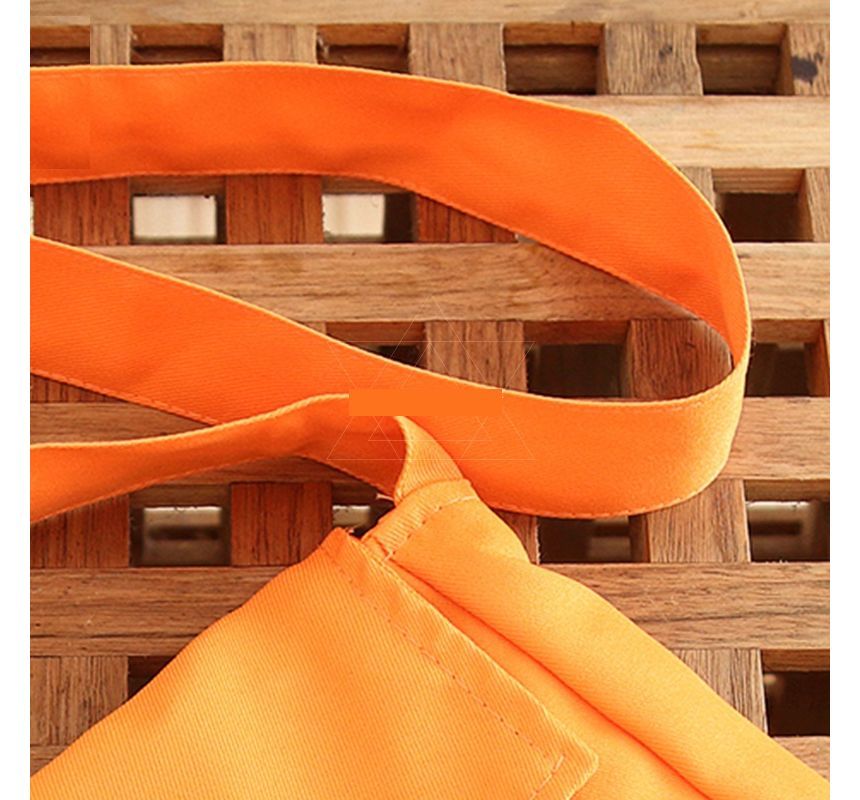 Nylon Plain Buttoned Crossbody Pouch