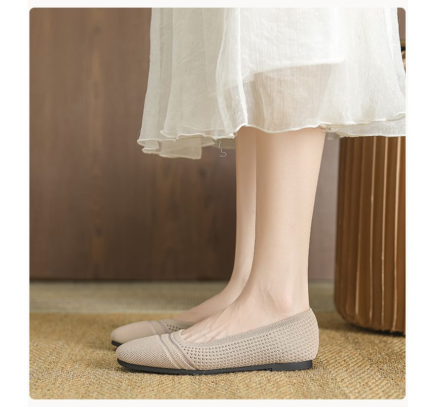 Striped Flats Knit