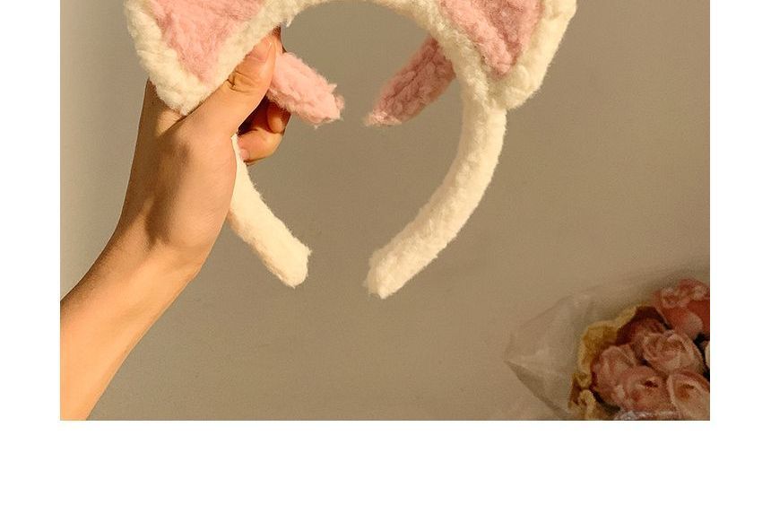 Headband Chenille Ear Cat