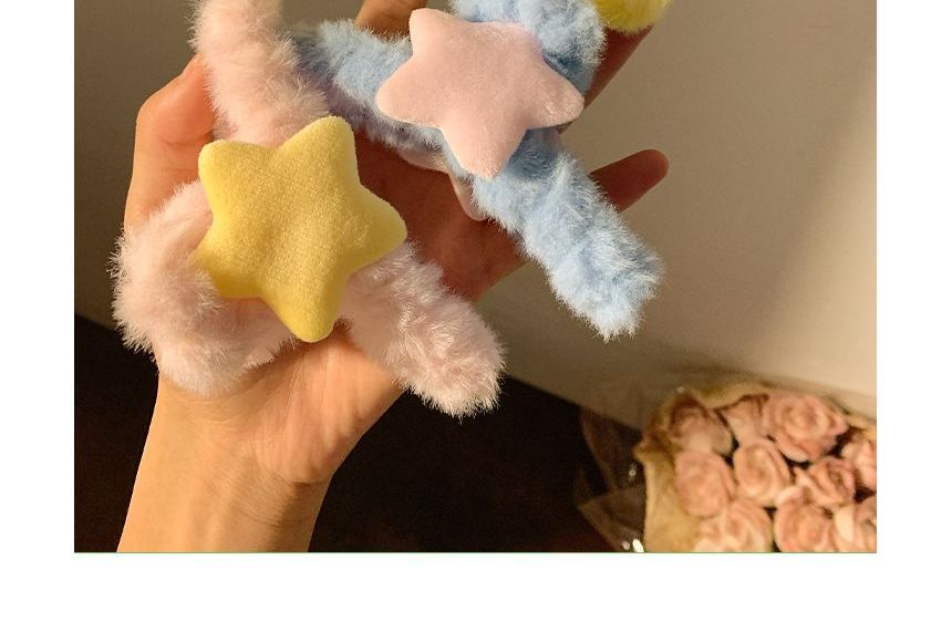 Hair Chenille Clamp Star