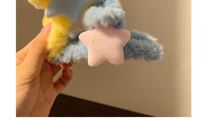 Hair Chenille Clamp Star