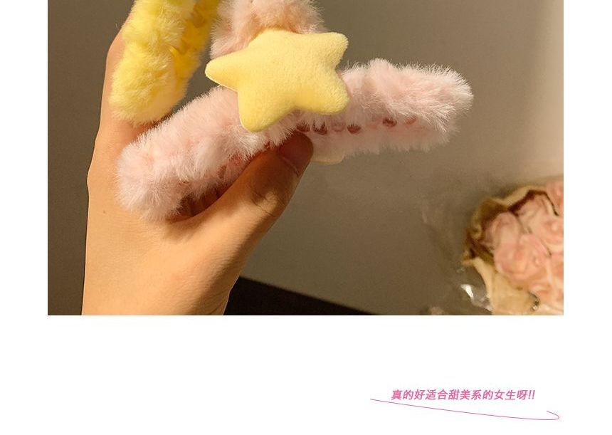 Hair Chenille Clamp Star