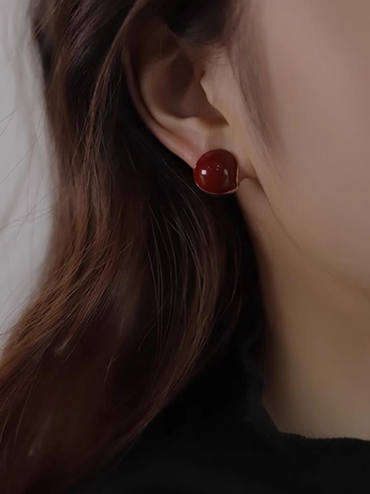 Ear Bead Earring Stud Clip-On /