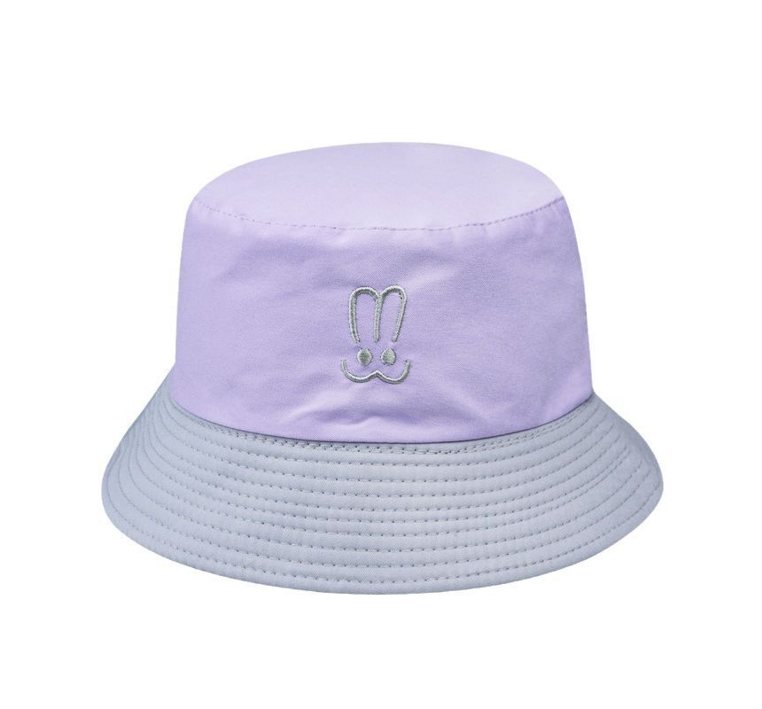 Rabbit Embroidered Bucket Hat