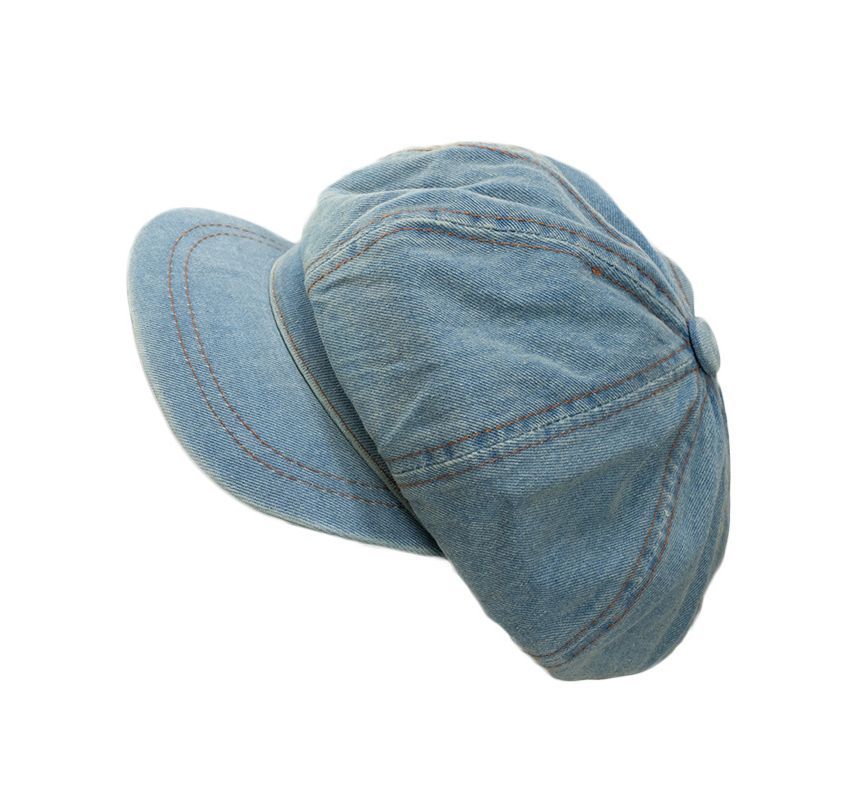 Cap Denim Newsboy