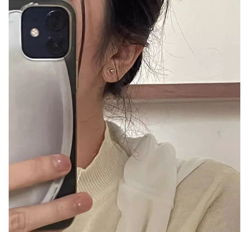 Alloy Stud Earring Bead