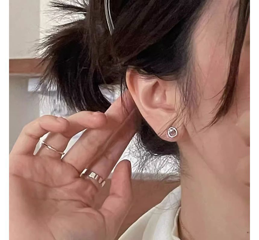 Alloy Stud Earring Bead