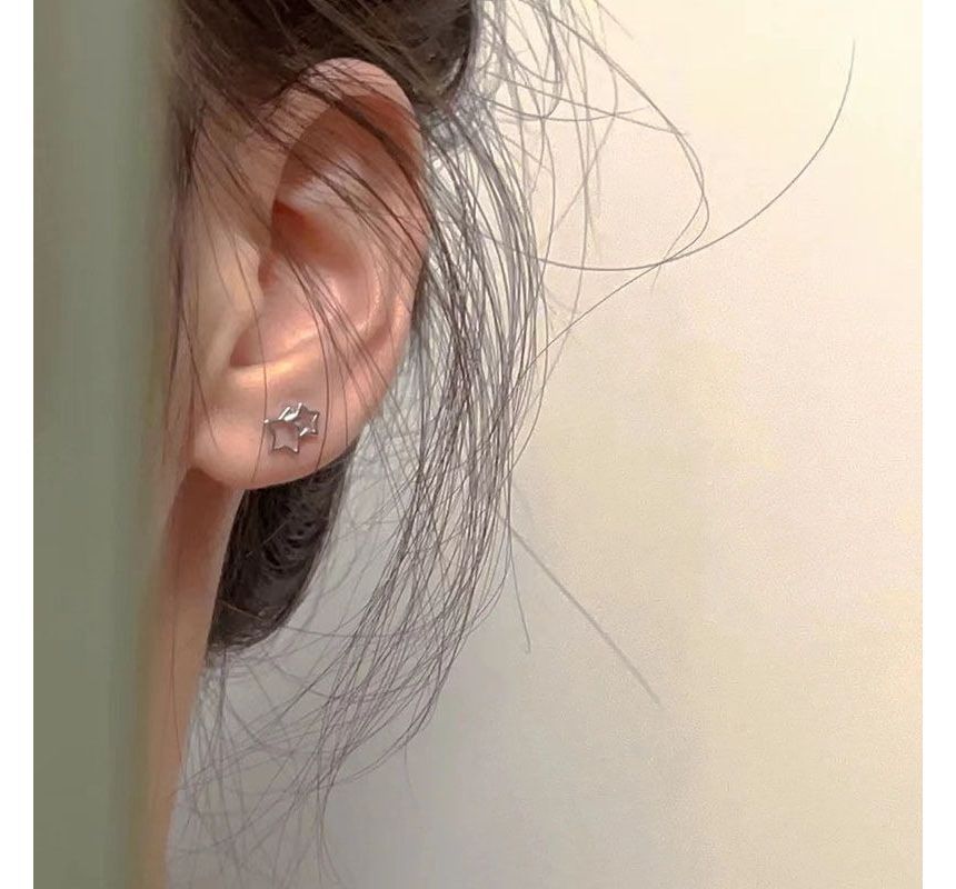 Stud Earring Alloy Star