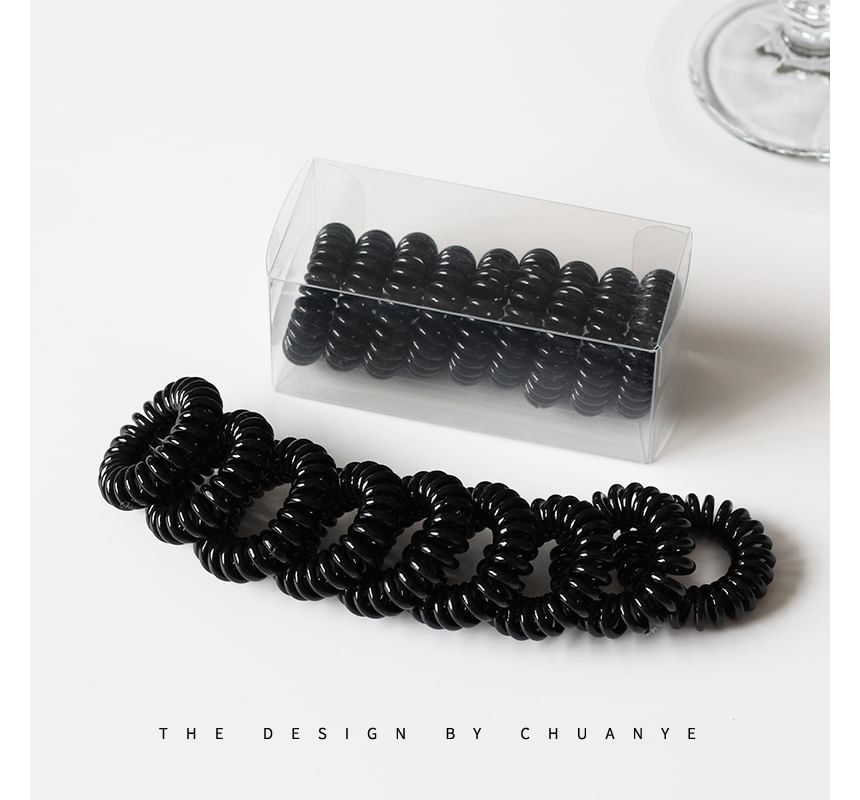 Set of 9: Coil Hair Tie