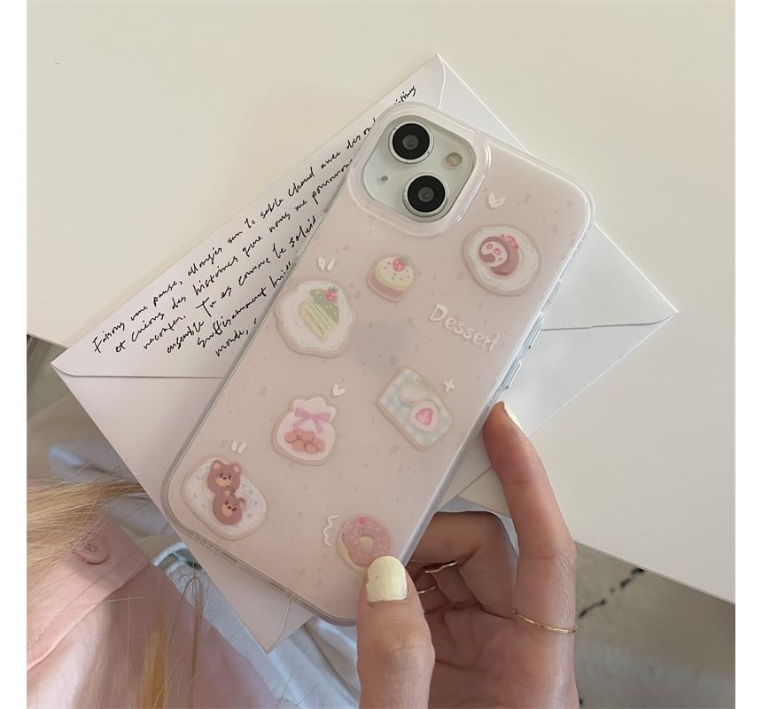 Dessert Phone Case - iPhone 15 Pro Max / 15 Pro / 15 / 14 Pro Max / 14 Pro / 14 / 13 Pro Max / 13 Pro / 13 / 12 Pro Max / 12 Pro / 12 / 11
