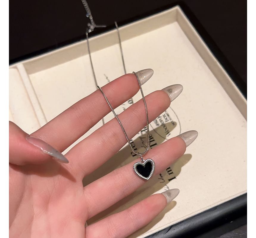 / Star Heart Necklace Alloy Pendant Choker Set