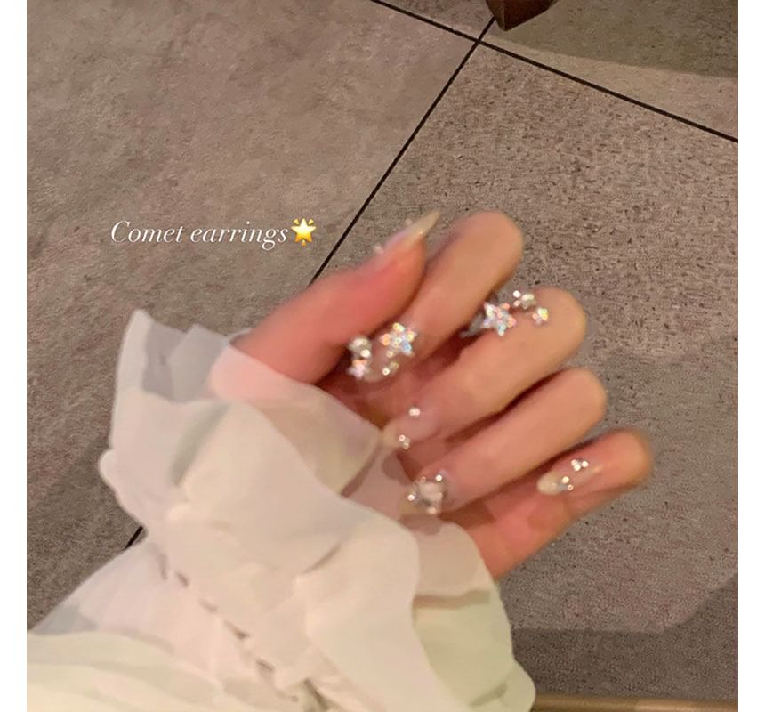 Cuff Alloy Rhinestone Pearl Star Ear Faux