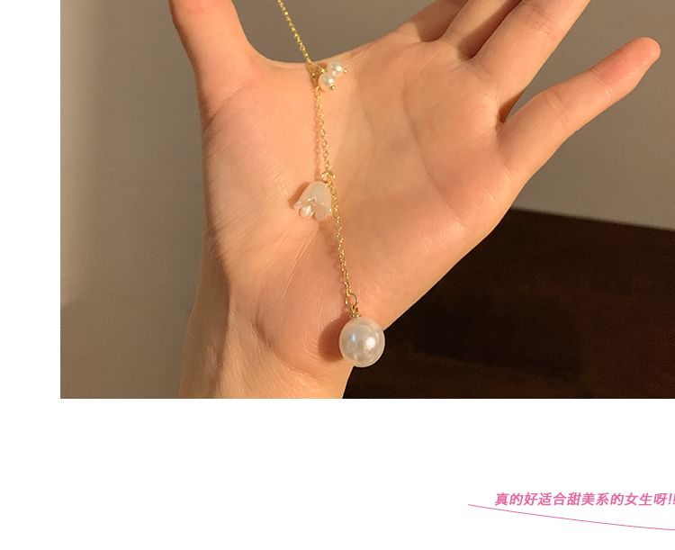 Headband Faux Pearl Floral