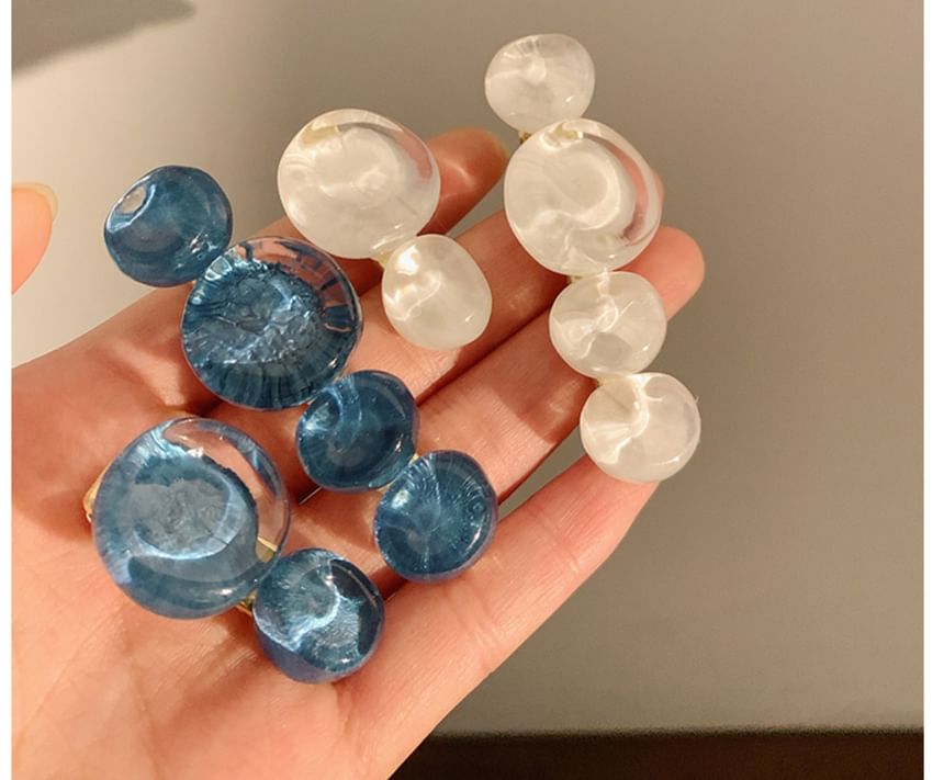 Bead Hair (Various Designs) Clip Acrylic 2: Set of