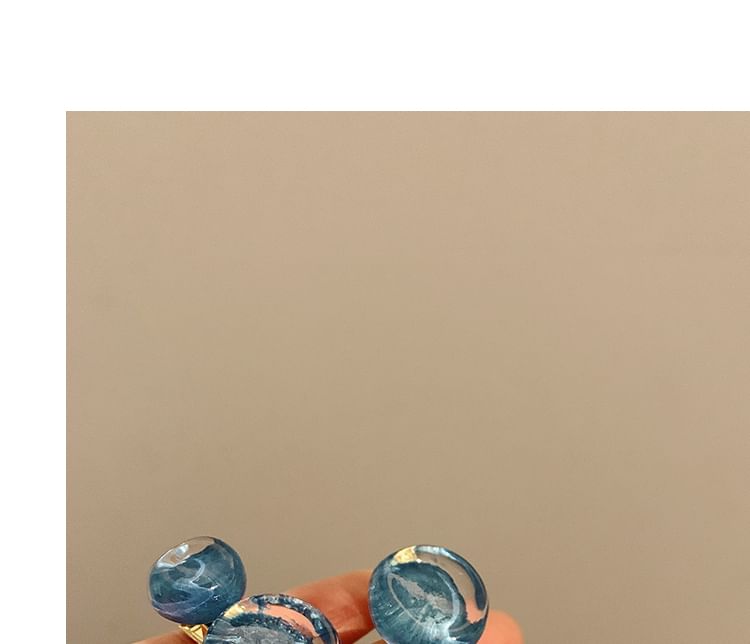 Bead Hair (Various Designs) Clip Acrylic 2: Set of