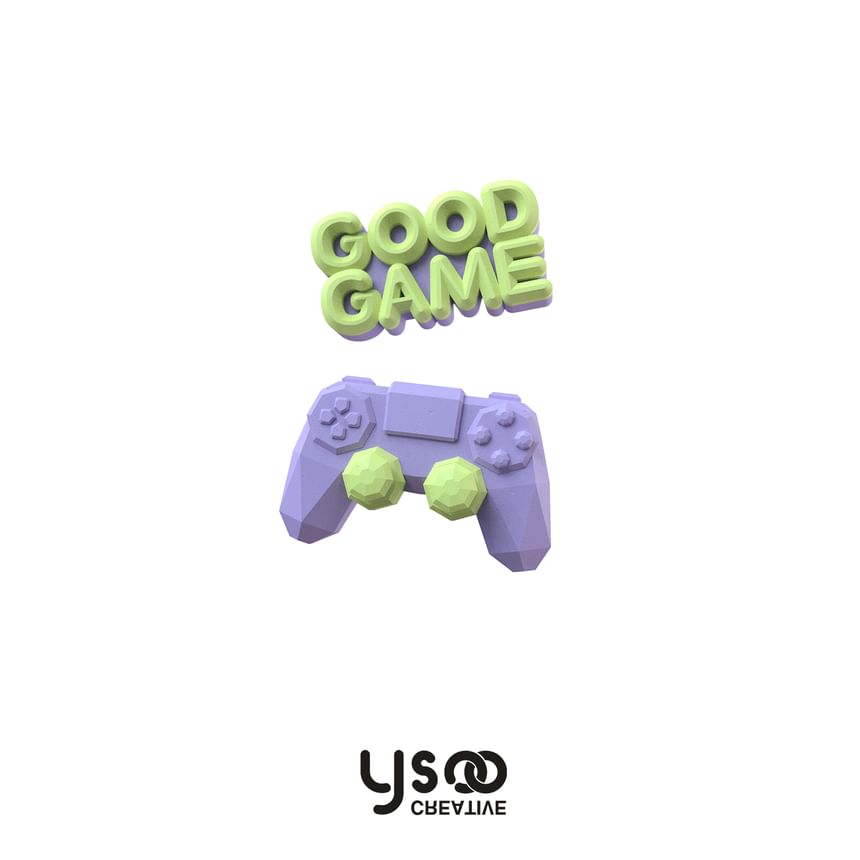 Ear Earring Drop Cuff Asymmetrical Clip-On Lettering / Gamepad