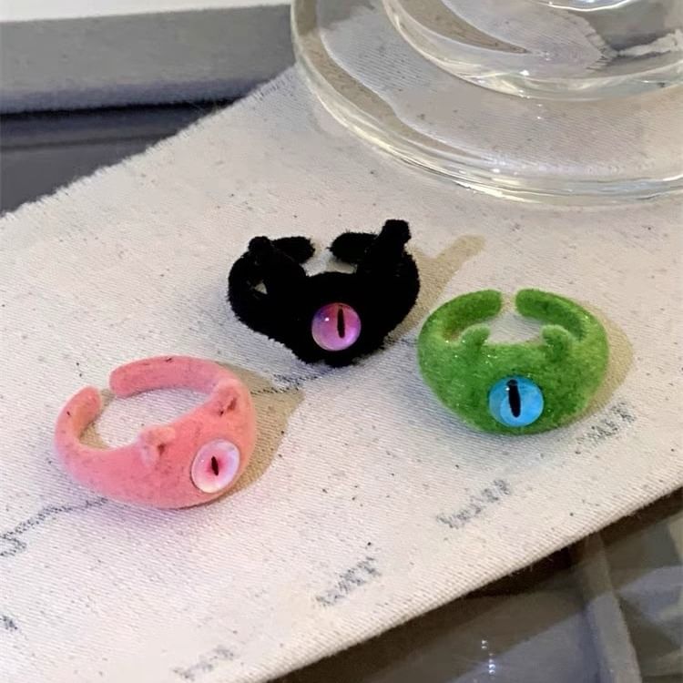 Designs) Monster Open (Various Ring Flocking Alloy