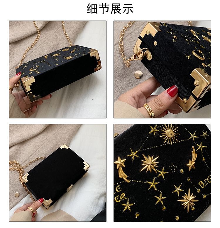 Crescent Crossbody Box Bag