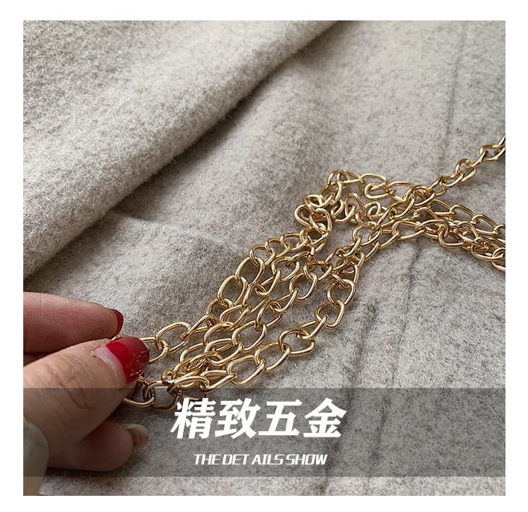 Crescent Crossbody Box Bag