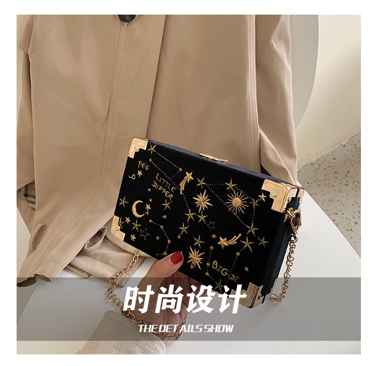 Crescent Crossbody Box Bag