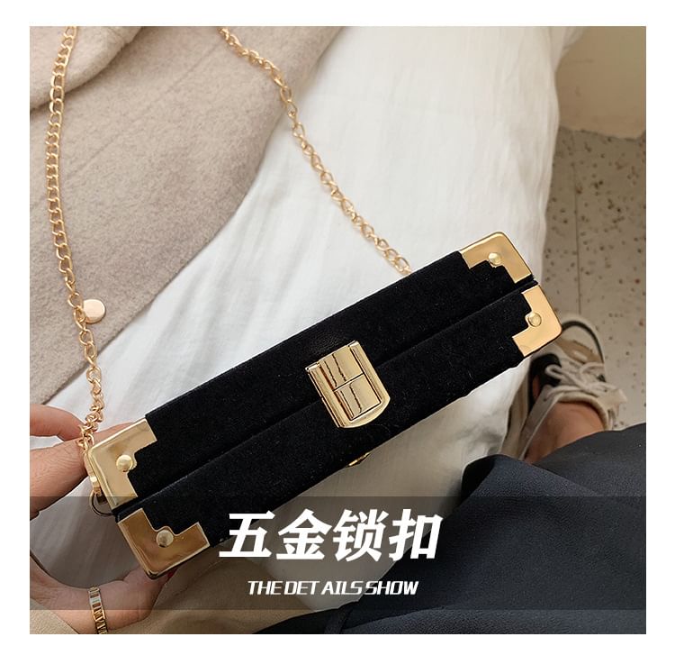 Crescent Crossbody Box Bag