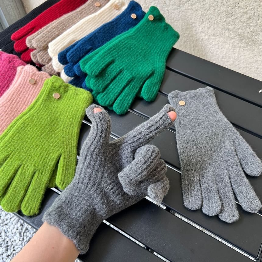 Gloves Knit Plain