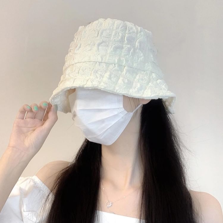 Plain Hat Bucket Shirred