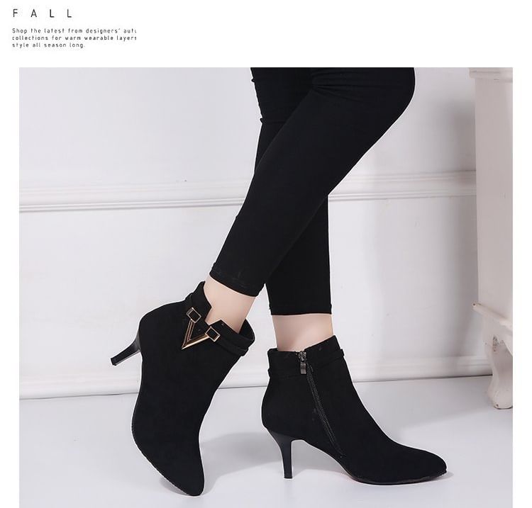 Boots Pointed Stiletto Ankle
